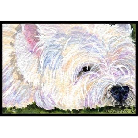 Carolines Treasures Carolines Treasures SS8831MAT Westie Indoor Outdoor Mat - 18 x 27 in. SS8831MAT